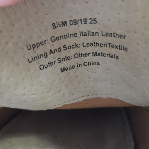 Banana Republic Dellbrook Leather Loafers + Box Ortholite Insole Brown Mens 8.5 - Picture 8 of 11